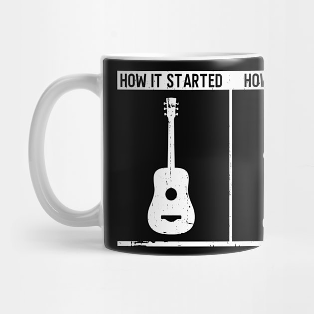 How It Started How It's Going - Electric Guitar Guitar Player by Anassein.os